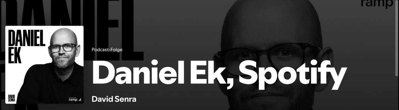Founders-Podcast von David Senra mit Daniel Ek
